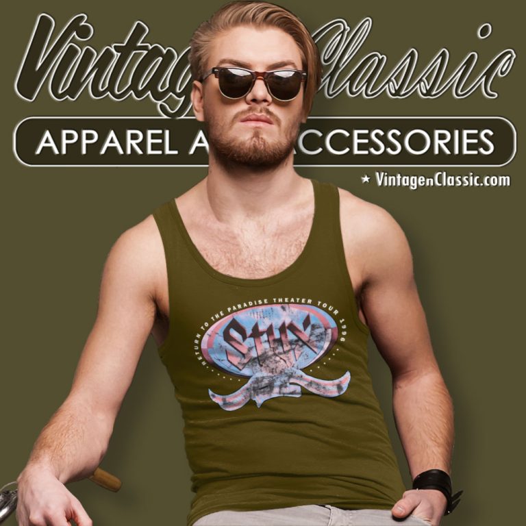 Styx Shirt Return To Paradise Tour Tank Top Racerback Styx Shirt Return To Paradise Tour Tank Top Racerback