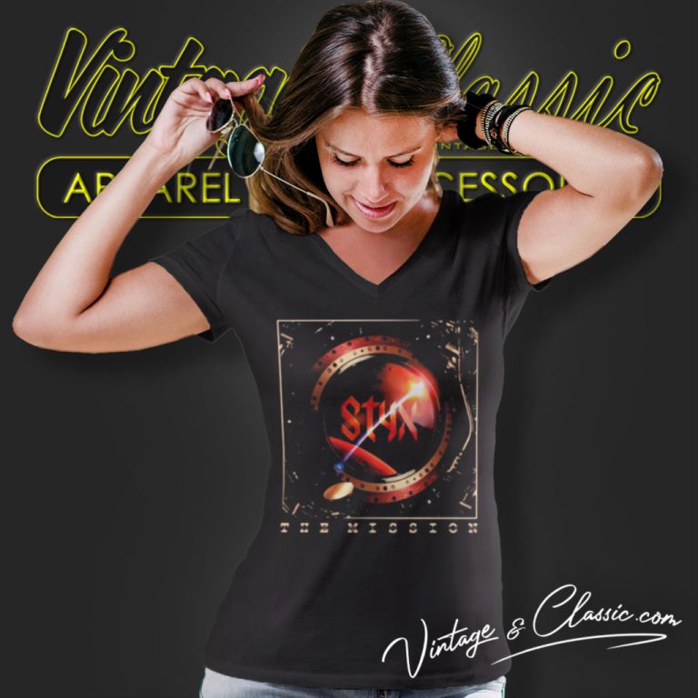 Styx The Mission V Neck TShirt Styx The Mission V Neck TShirt