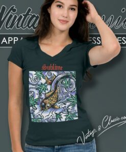 Sublime Badfish V Neck TShirt
