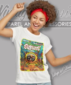 Sublime Bleached Graphic Women T Shirt