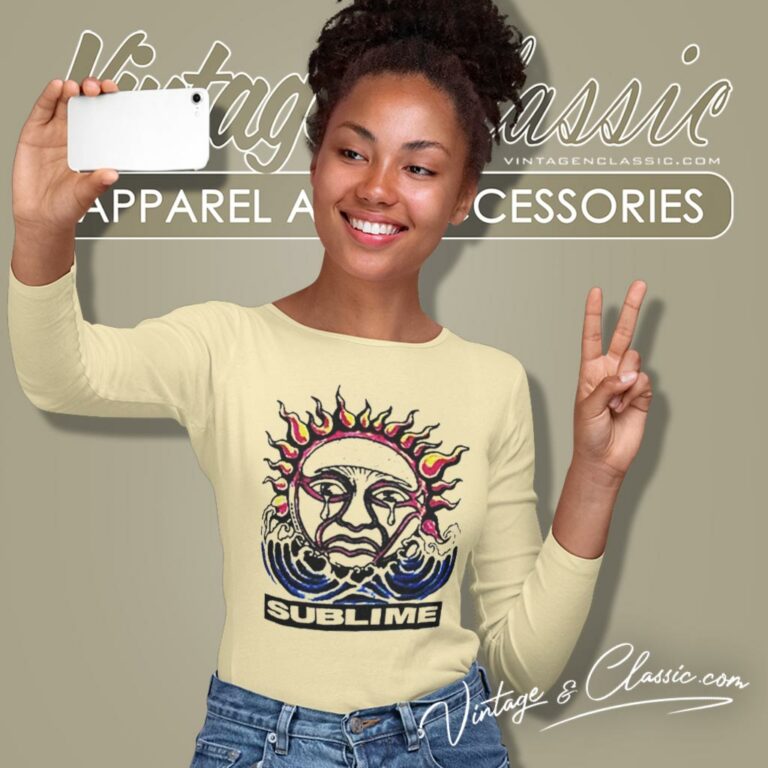 Sublime Crying Sun On Long Sleeve Tee Sublime Crying Sun On Long Sleeve Tee