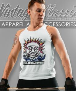 Sublime Crying Sun On Tank Top Racerback