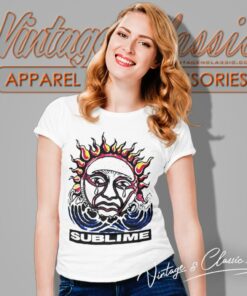 Sublime Crying Sun On Women T Shirt