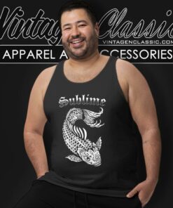 Sublime Koi Teal Junior Tank Top Racerback