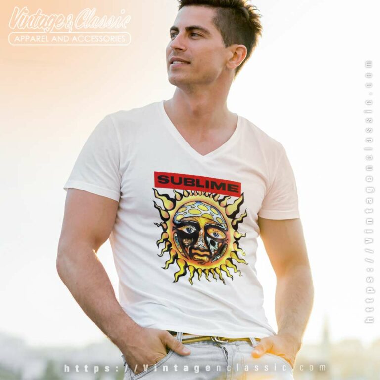Sublime Logo V Neck TShirt Sublime Logo V Neck TShirt