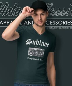 Sublime Long Beach V Neck TShirt