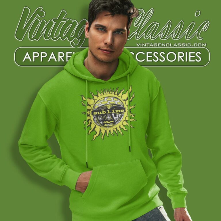 Sublime Psychedelic Sun Green Hoodie Sublime Psychedelic Sun Green Hoodie