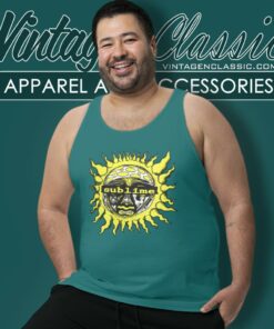 Sublime Psychedelic Sun Green Tank Top Racerback