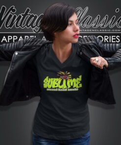 Sublime Second Hand Smoke V Neck TShirt
