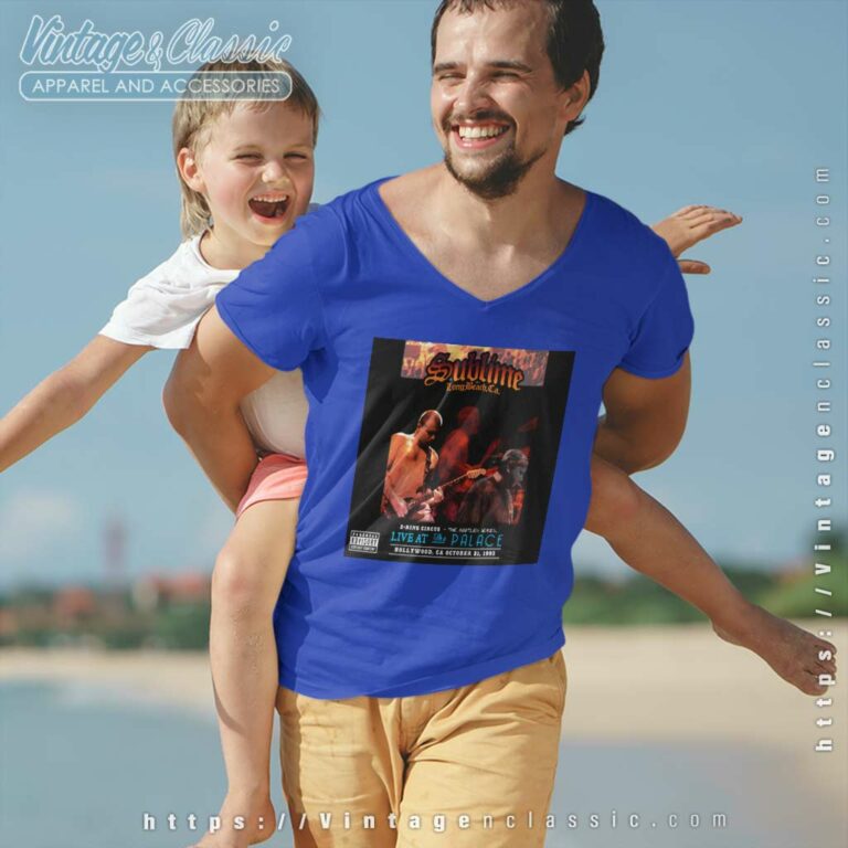 Sublime Shirt 3 Ring Circus Live At The Palace V Neck TShirt Sublime Shirt 3 Ring Circus Live At The Palace V Neck TShirt