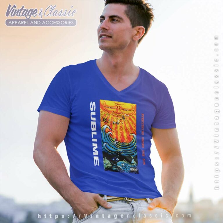 Sublime Shirt Everything Under The Sun V Neck TShirt Sublime Shirt Everything Under The Sun V Neck TShirt