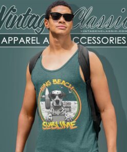 Sublime Shirt Lou Dog In Long Beach Tank Top Racerback
