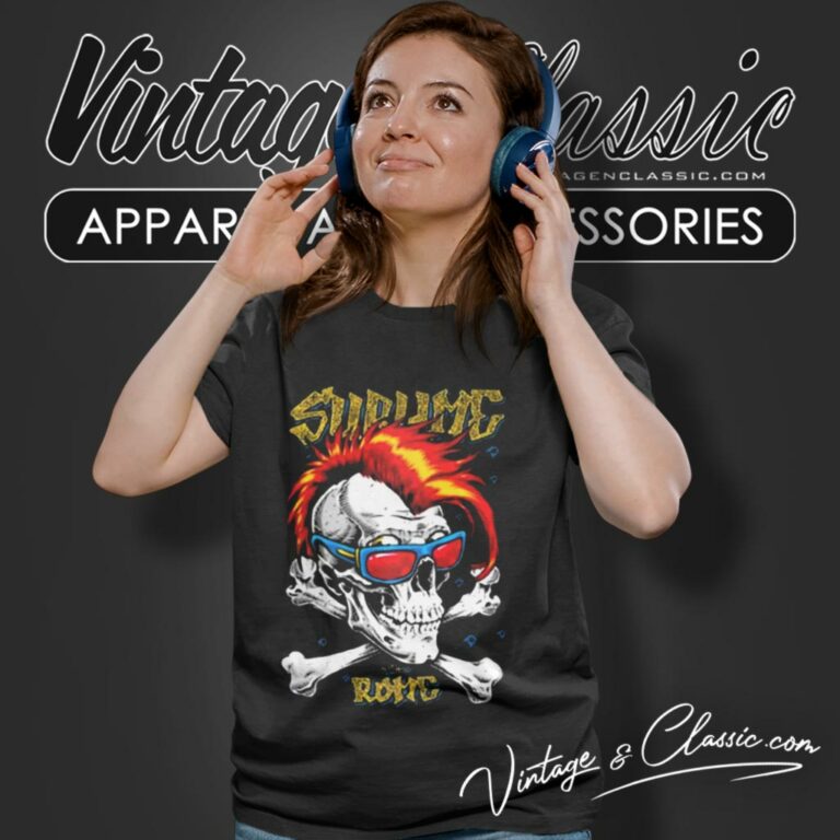 Sublime Shirt Skull With Roma Rock Women T Shirt Sublime Shirt Skull With Roma Rock Women T Shirt