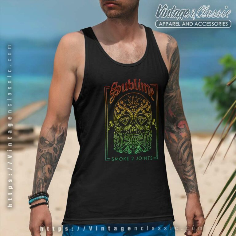 Sublime Shirt Smoke 2 Joints Tank Top Racerback Sublime Shirt Smoke 2 Joints Tank Top Racerback