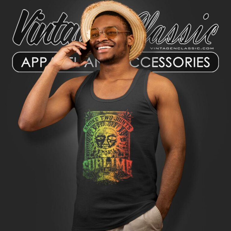 Sublime Smoke Two Joints Tank Top Racerback Sublime Smoke Two Joints Tank Top Racerback