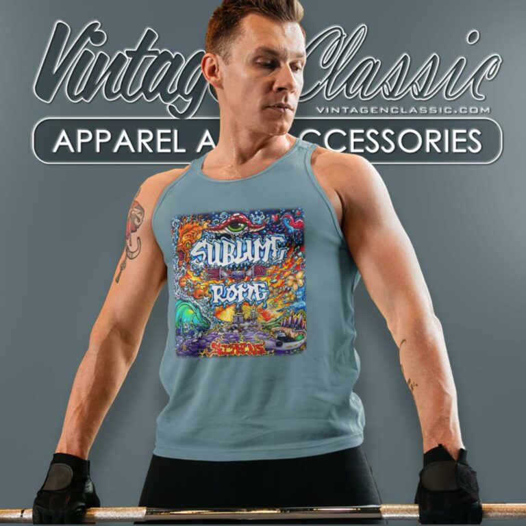 Sublime With Rome Sirens Poster Tank Top Racerback Sublime With Rome Sirens Poster Tank Top Racerback