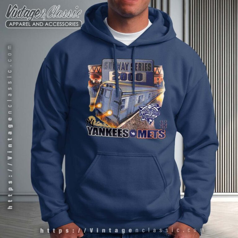 Subway Series Yankees and Mets Navy Hoodie Subway Series Yankees and Mets Navy Hoodie