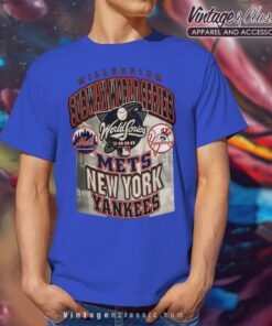 Subway World Series New York Yankees and Mets Royal T Shirt