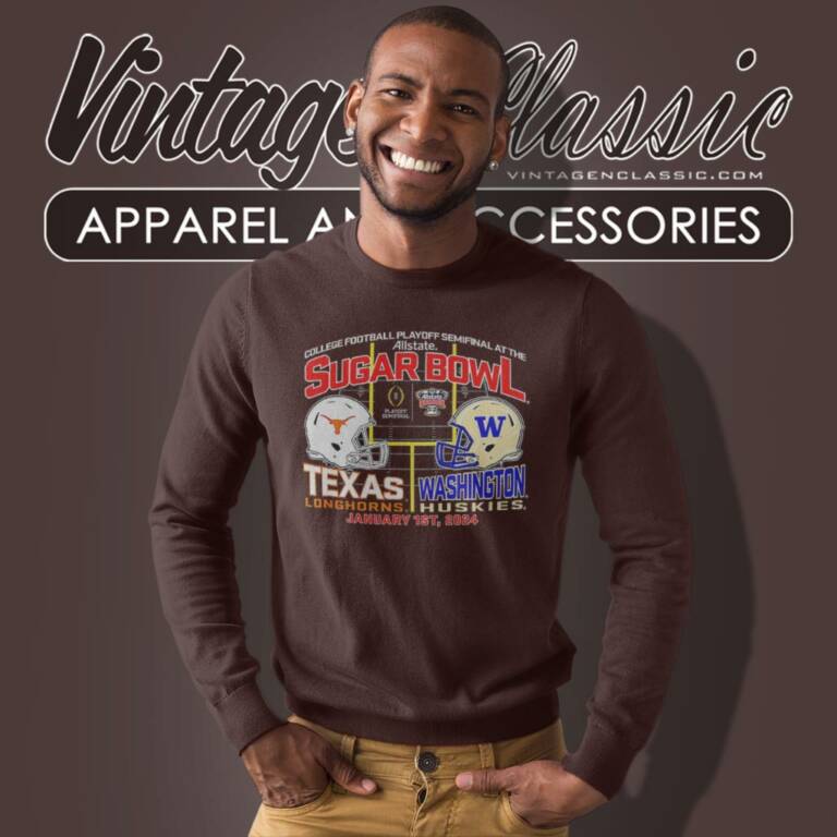 Sugar Bowl 2024 Texas Longhorns Vs Washington Huskies Sweatshirt Sugar Bowl 2024 Texas Longhorns Vs Washington Huskies Sweatshirt
