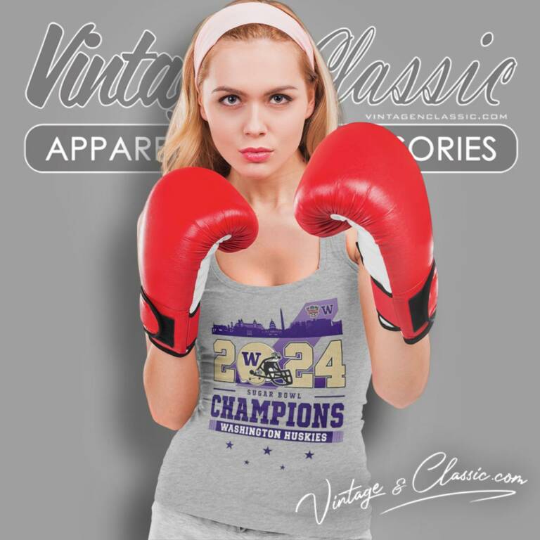 Sugar Bowl Champions Washington Huskies 2024 Skyline Tank Top Racerback Sugar Bowl Champions Washington Huskies 2024 Skyline Tank Top Racerback