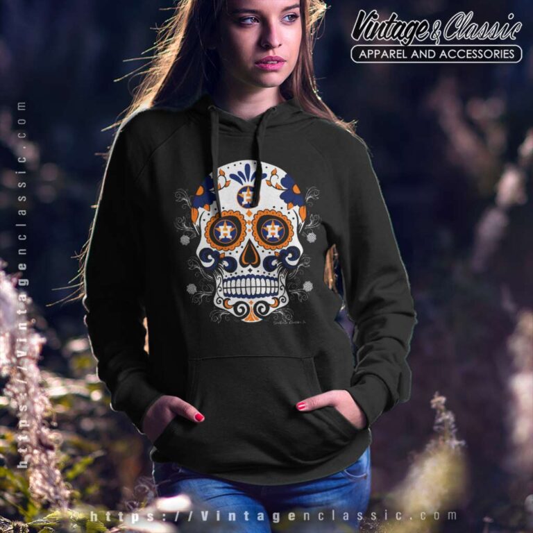 Sugar Skull Houston Astros Hoodie Sugar Skull Houston Astros Hoodie