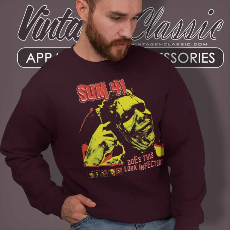 Sum 41 Does This Look Infected Sweatshirt Sum 41 Does This Look Infected Sweatshirt