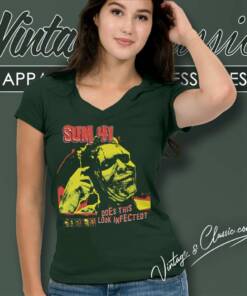 Sum 41 Does This Look Infected V Neck TShirt