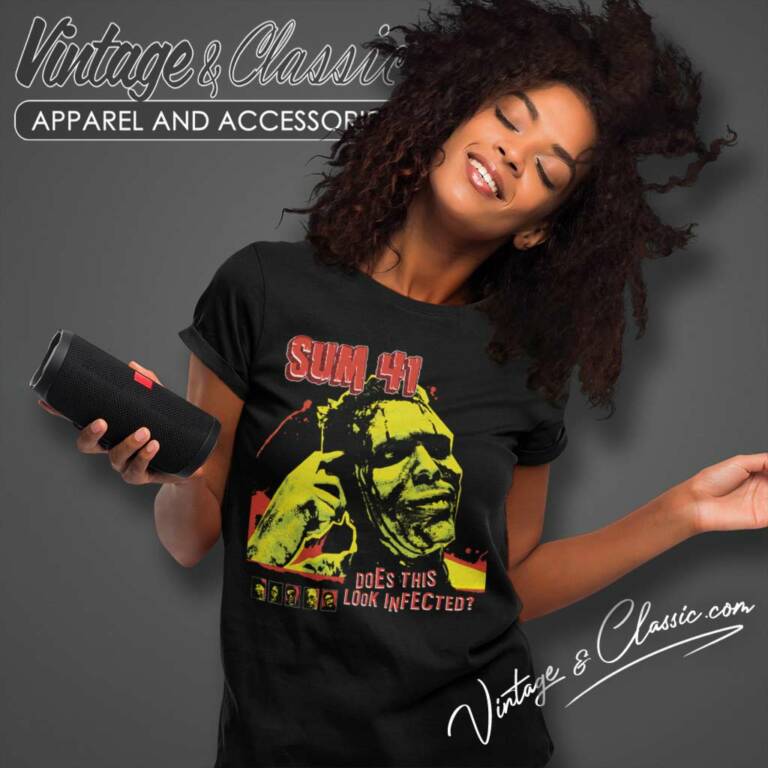 Sum 41 Does This Look Infected Women TShirt Sum 41 Does This Look Infected Women TShirt