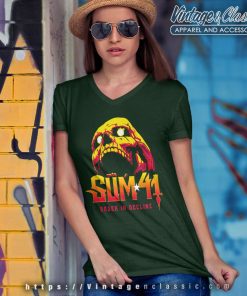 Sum 41 Hand Strings V Neck TShirt