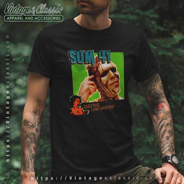 Sum 41 Shirt Does This Look Infected T Shirt Sum 41 Shirt Does This Look Infected T Shirt