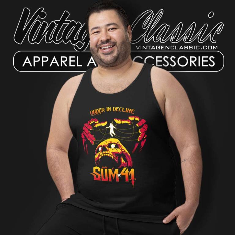 Sum 41 Shirt Order In Decline Tank Top Racerback Sum 41 Shirt Order In Decline Tank Top Racerback
