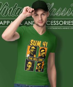 Sum 41 The Hell Song V Neck TShirt
