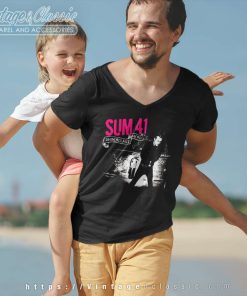 Sum 41 Underclass Hero V Neck TShirt