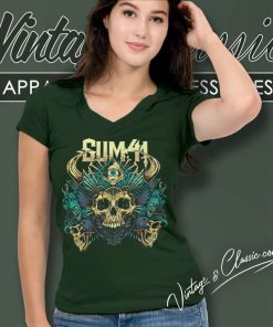 Sum 41 Vintage V Neck TShirt