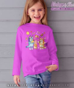 Summer Beach Bluey And Bingo kids Longsleeves