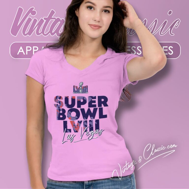 Super Bowl 2024 Football Champions V Neck TShirt Super Bowl 2024 Football Champions V Neck TShirt