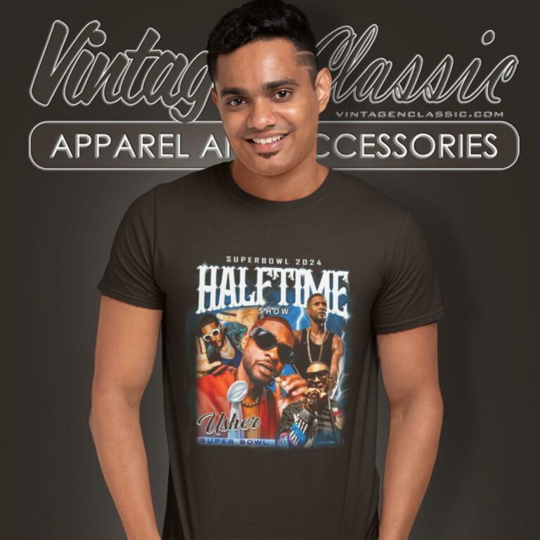 Super Bowl 2024 Halftime Show Usher T Shirt Super Bowl 2024 Halftime Show Usher T Shirt