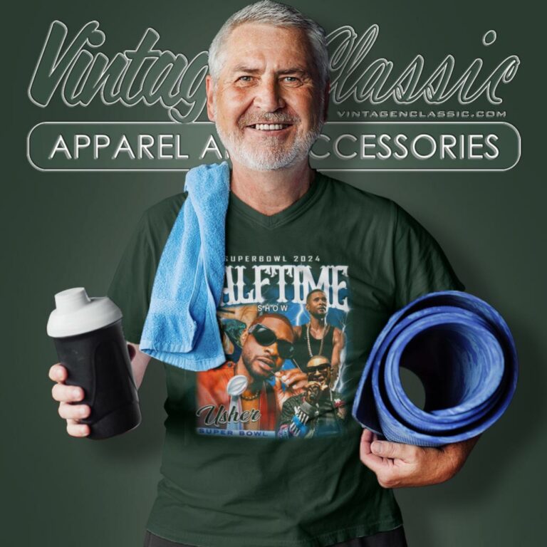 Super Bowl 2024 Halftime Show Usher V Neck TShirt Super Bowl 2024 Halftime Show Usher V Neck TShirt