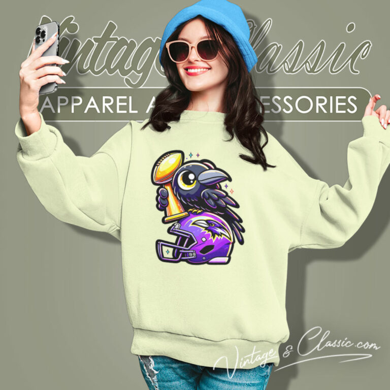 Super Bowl Baltimore Ravens Nfl Trophy Helmet Sweatshirt Super Bowl Baltimore Ravens Nfl Trophy Helmet Sweatshirt