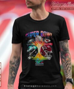 Super Bowl LVII Eagles vs Chiefs Tshirt