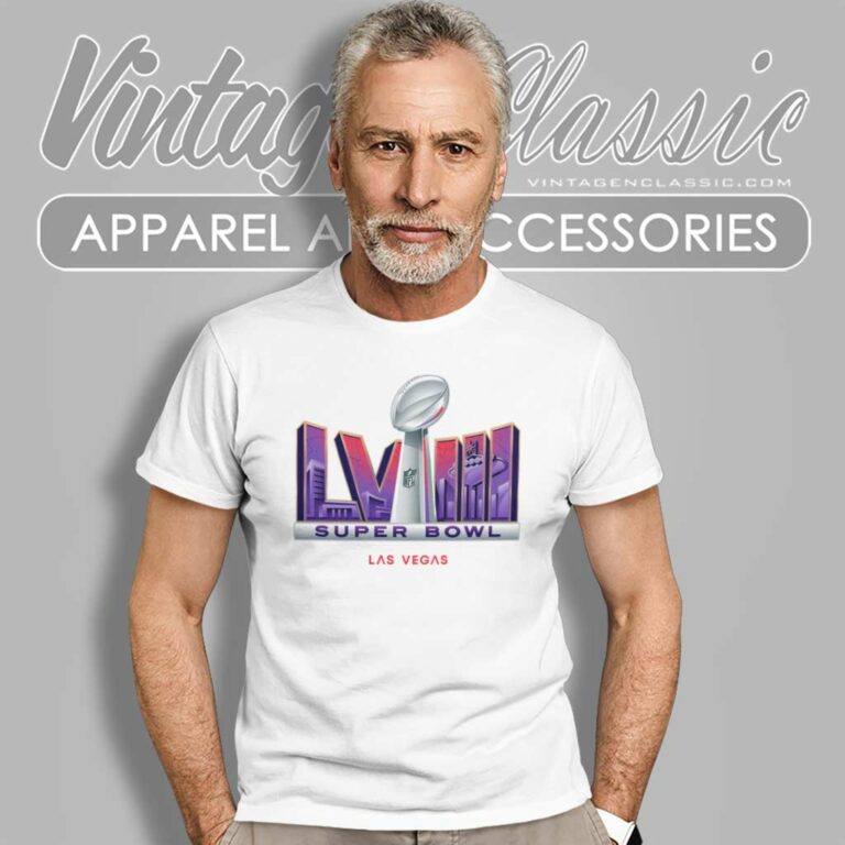 Super Bowl Lviii 2024 Logo Las Vegas T Shirt Super Bowl Lviii 2024 Logo Las Vegas T Shirt