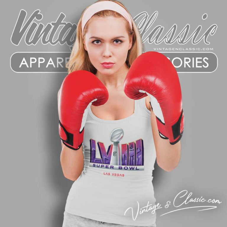 Super Bowl Lviii 2024 Logo Las Vegas Tank Top Racerback Super Bowl Lviii 2024 Logo Las Vegas Tank Top Racerback