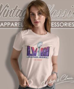 Super Bowl LVIII 2024 Logo Las Vegas Shirt 6 Super Bowl Lviii 2024 Logo Las Vegas Women TShirt