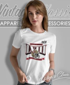Super Bowl Lviii 49ers Helmet Women TShirt
