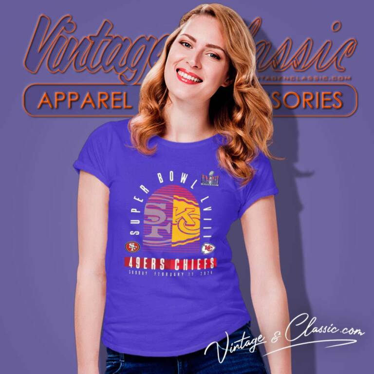 Super Bowl Lviii 49ers Vs Chiefs Women TShirt Super Bowl Lviii 49ers Vs Chiefs Women TShirt