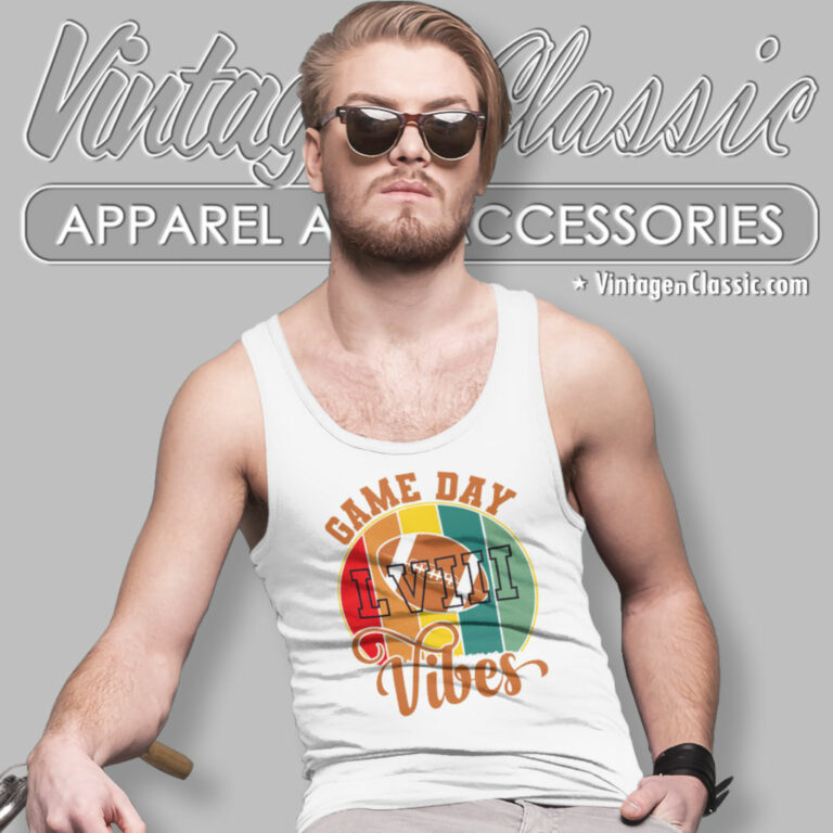 Super Bowl Lviii Game Day Vibes Tank Top Racerback Super Bowl Lviii Game Day Vibes Tank Top Racerback