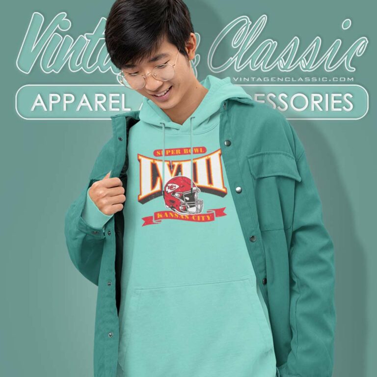 Super Bowl Lviii Kansas City Chiefs Helmet Hoodie Super Bowl Lviii Kansas City Chiefs Helmet Hoodie