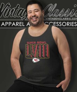 Super Bowl Lviii Kansas City Chiefs Logo Tank Top Racerback