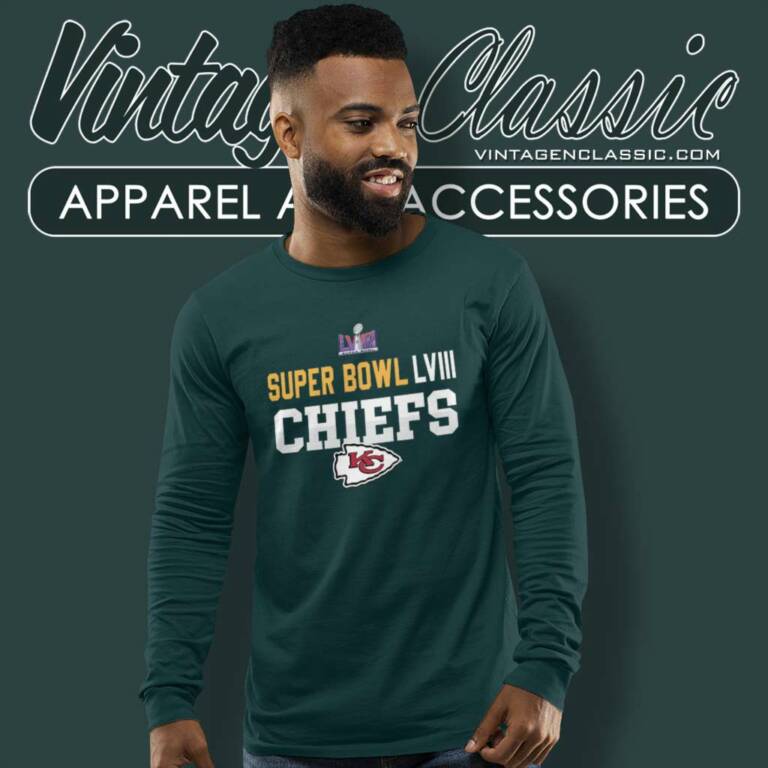 Super Bowl Lviii Kansas City Chiefs Long Sleeve Tee Super Bowl Lviii Kansas City Chiefs Long Sleeve Tee
