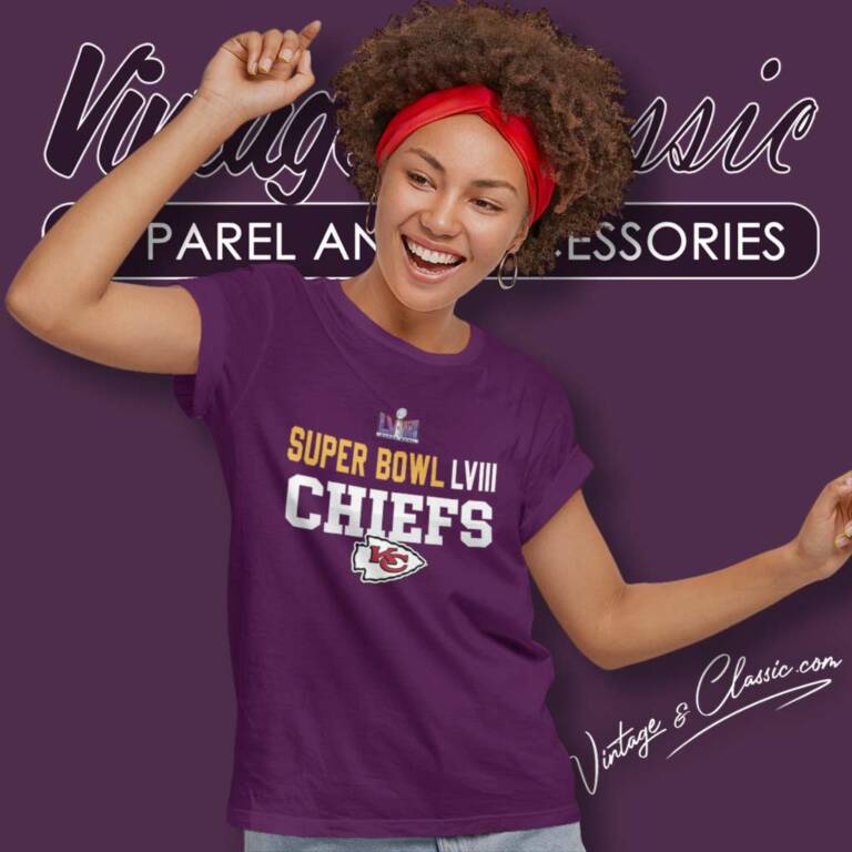 Super Bowl Lviii Kansas City Chiefs Women TShirt Super Bowl Lviii Kansas City Chiefs Women TShirt